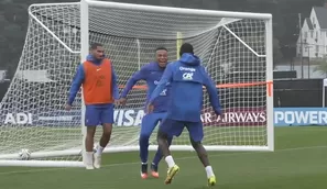 El GOLAZO que metió Mbappé en los entrenamientos de Francia previo al duelo con Marruecos