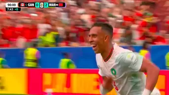 Así fue el GOLAZO de Soufiane Rahimi para el 3-0 de Marruecos sobre Canadá en la última jugada