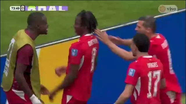 Johan Manzambi marcó el primer gol del Suiza vs Bosnia por el Grupo B del Mundial 2026. Una volea espectacular. | América Televisión