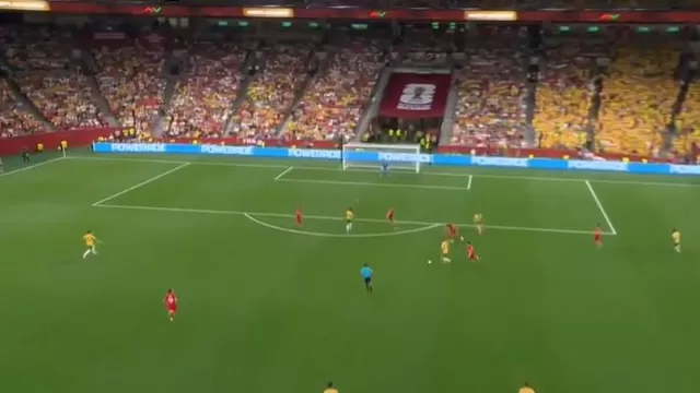 A los 75 minutos, con un remate de larga distancia, Metcalfe marcó el 2-0 de Australia vs. Turquía