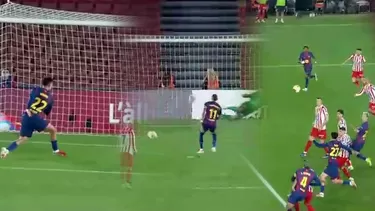 Barcelona goleó 3-0 a Atlético Madrid y no le alcanzó para pasar a la final de la Copa del Rey / Captura / América TV