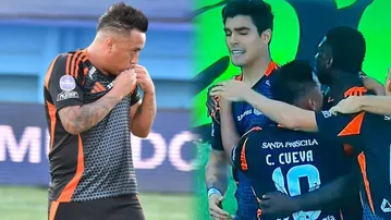 Goles de Christian Cueva y Alfonso Barco en goleada de Emelec