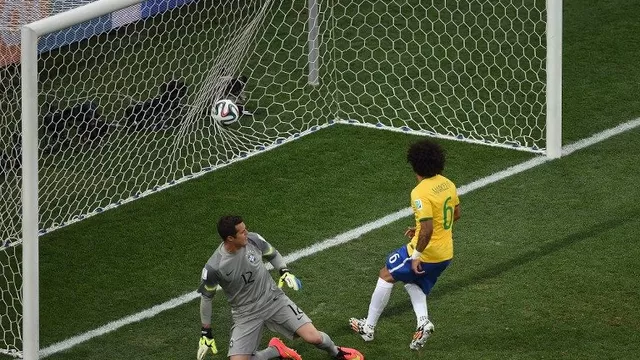 Los goles del triunfo de Brasil ante Croacia en 3D