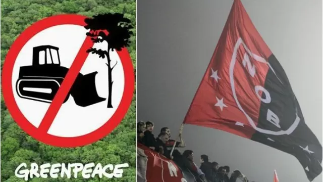 Greenpeace y un altercado por burlarse del club Newell´s Old Boys