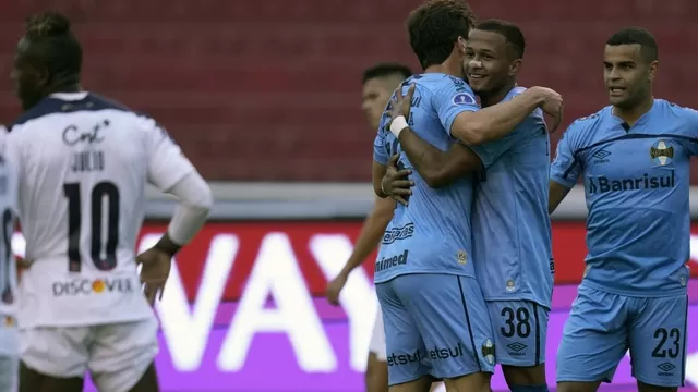 Gremio ganó 1-0 a Liga en Quito por la ida de octavos de la Copa Sudamericana