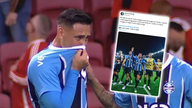 Erick Noriega se quebró luego de cometer segundo penal en el partido de Gremio vs Inter por el Brasileirao / AD