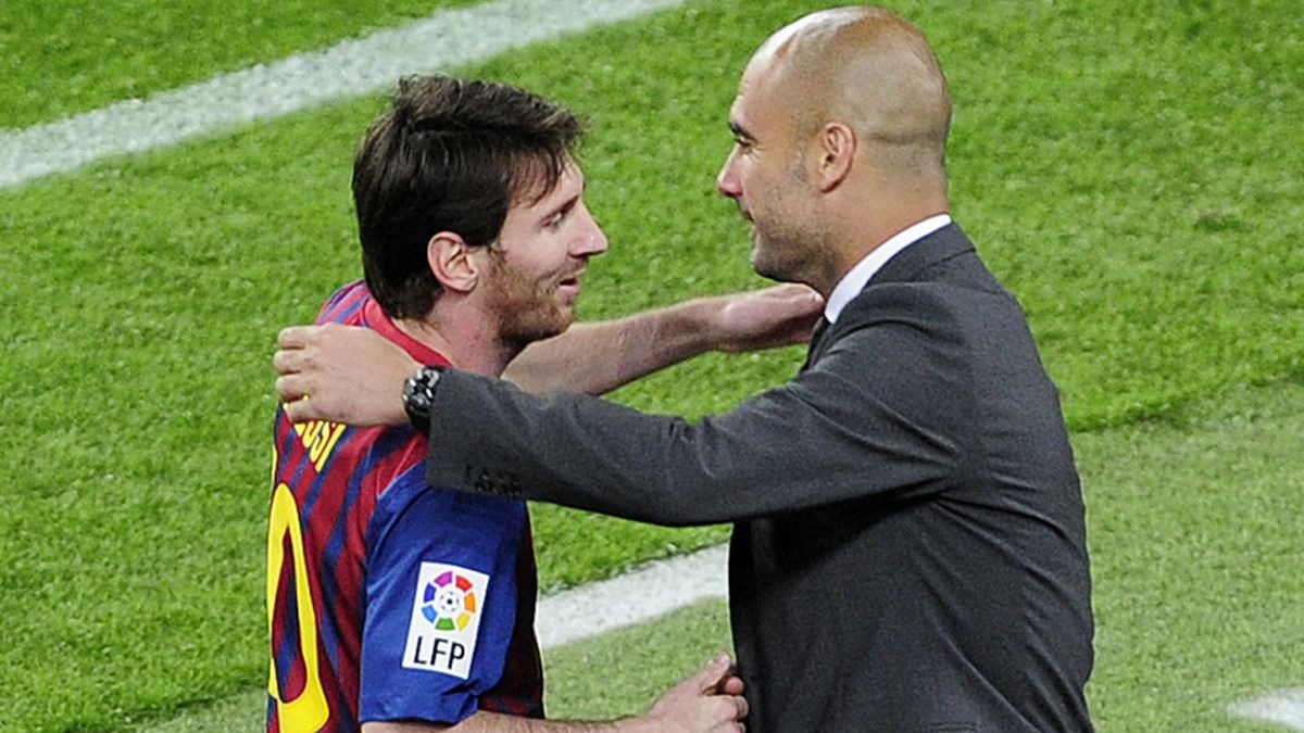 Guardiola habló sobre Messi. | Foto: AFP/Video: ESPN