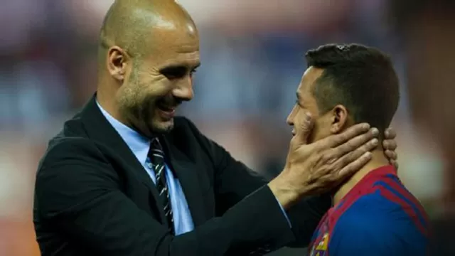 Guardiola felicitó a Alexis Sánchez por su fichaje al Manchester United