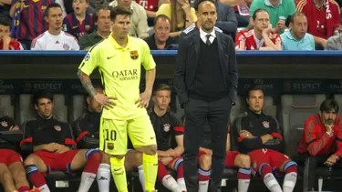 Guardiola buscaría fichar a Messi (Foto. AFP)