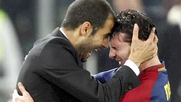 Guardiola dirigió a Messi en Barcelona. Guardiola dirigió a Messi en Barcelona.