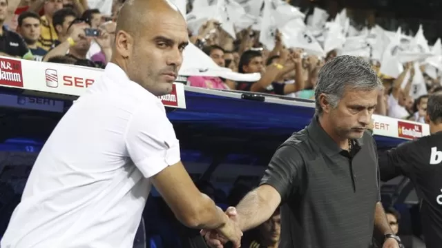 Guardiola y Mourinho se agarraron boca a boca en cumbre de entrenadores