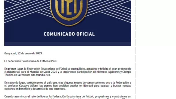 Comunicado FEF