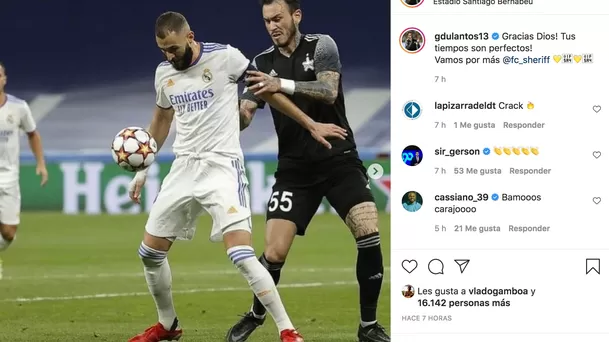 Gustavo Dulanto también se pronunció en Instagram.