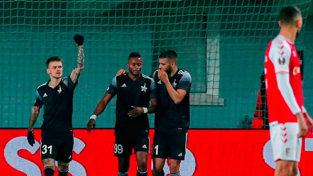 Sin Gustavo Dulanto, Sheriff derrotó 2-0 al Braga por la Europa League