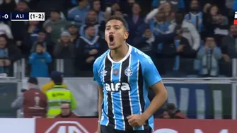 Gustavo Martins anotó el 1-0 de Gremio ante Alianza Lima por la Copa Sudamericana 2025 / ESPN