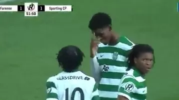 Guzmán sacó su calidad y anotó primer gol en Sporting de Lisboa