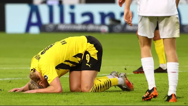 Haaland iguala su peor racha goleadora desde que llegó al Borussia Dortmund