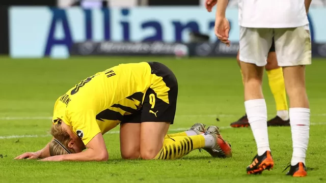 Haaland iguala su peor racha goleadora desde que llegó al Borussia Dortmund