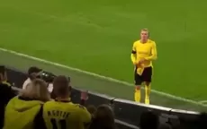 Haaland le regaló su camiseta a un niño tras la Supercopa de Alemania - Noticias de haaland