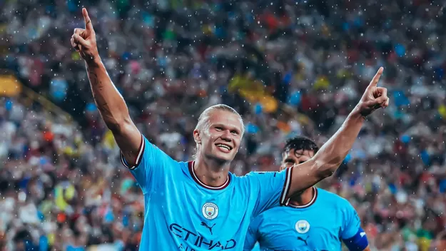 Haaland se estrenó con gol en el 1-0 del Manchester City ante Bayern Munich