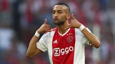 Hakim Ziyech llegó al Chelsea por 40 millones de euros. | Foto: Twitter