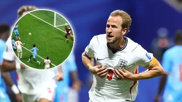 Harry Kane anotó el 1-1 de Inglaterra vs RD Congo tras gran remate de cabeza
