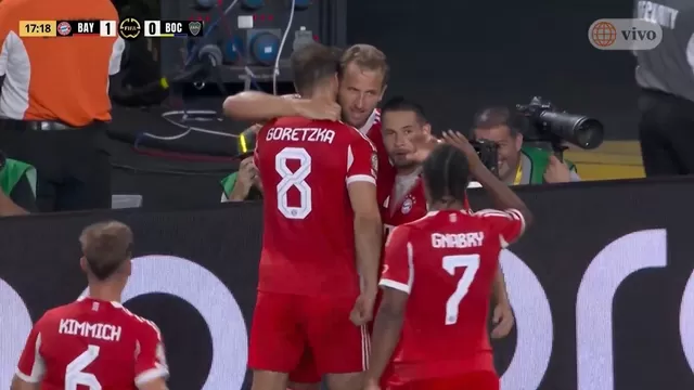 Harry Kane anotó el primero de Bayern Múnich sobre Boca Juniors por Mundial de Clubes / América TV