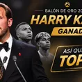 Harry Kane ganó el Balón de Oro 2026: así quedó el Top 10 con Kylian Mbappé y Lamine Yamal
