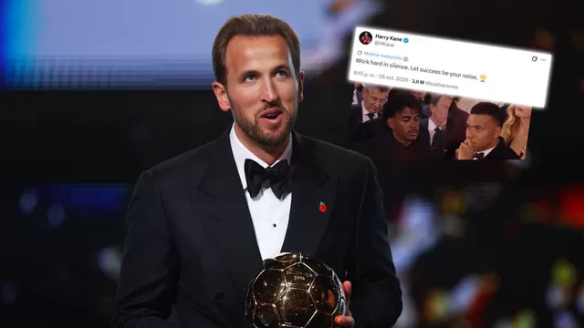 Harry Kane rompió silencio y lanzó un inesperado mensajo tras ganar el Balón de Oro 2026 / Fuente: Reuters
