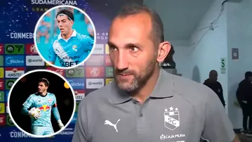 Hernán Barcos reveló por qué no le anotó a Red Bull Bragantino y contó cómo se lleva con Michael Hoyos