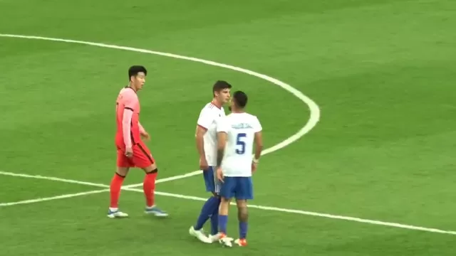 Heung-min Son separó a dos jugadores de Chile que se dijeron de todo
