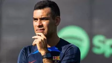 Rafa Márquez, quien es DT del Barcelona B, es la alternativa que los hinchas pidan como DT del equipo principal / Foto: Barcelona