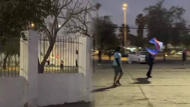 Un gupo de hinchas de la U de Chile generaron disturbios tras lograr título / Canal N