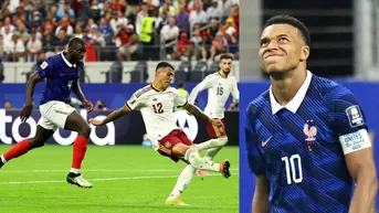 Hinchas españoles gritan "ole" a Francia tras ganar 2-0 en la semifinal