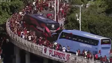Hinchas de Flamengo y la impresionante despedida a primer equipo