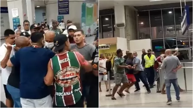 Aquí lo ocurrido en el aeropuerto de Galeão. | Video: Twitter