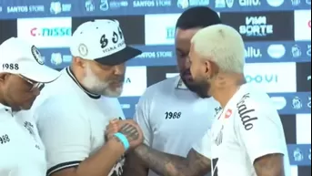 Hinchas de Santos advirtieron a Gabigol durante su presentación