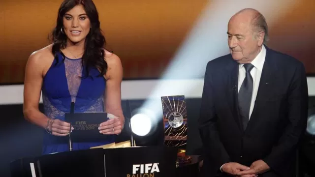 Hope Solo acusó de abuso sexual a Joseph Blatter, expresidente de la FIFA