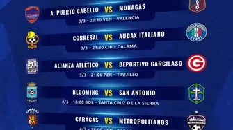 CONMEBOL anunció los horarios y fechas de los partidos de la primera fase de la Copa Sudamericana. | AD