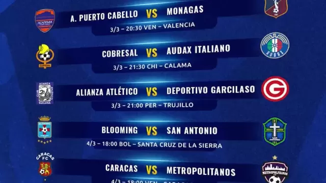 CONMEBOL anunció los horarios y fechas de los partidos de la primera fase de la Copa Sudamericana. | AD