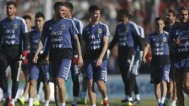 Icardi marc&amp;oacute; su primer gol con Argentina en el amistoso ante M&amp;eacute;xico. | Foto: AFA