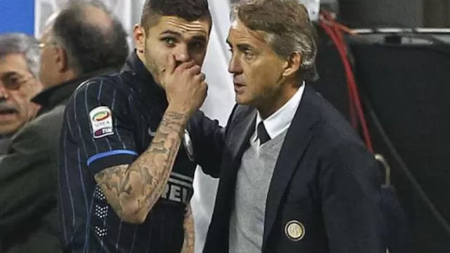 Icardi falló gol increíble y Mancini dijo &quot;yo con 50 años lo hacía&quot;