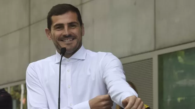 Casillas sufrió un infarto en un entrenamiento del Porto y salió bien librado. | Foto: AFP