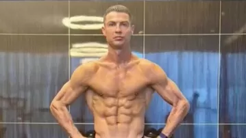 El impresionante físico de Cristiano Ronaldo a sus 40 años