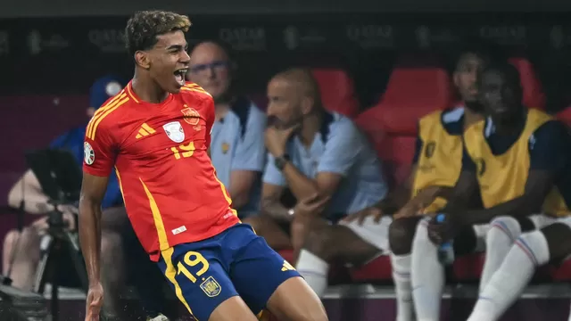 Yamine Lamal anotó un golazo para el empate entre España y Francia por Eurocopa. | Foto: AFP / Video: ESPN