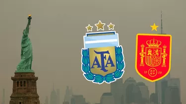 Una nube contaminada llegó a New York a poco de la final del Mundial 2026. Foto: Reuters Una nube contaminada llegó a New York a poco de la final del Mundial 2026. Foto: Reuters