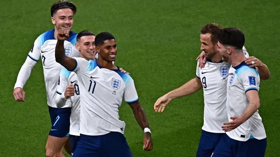Inglaterra se quedó con el triunfo en el Estadio Internacional Khalifa. | Foto: AFP/Video: Latina