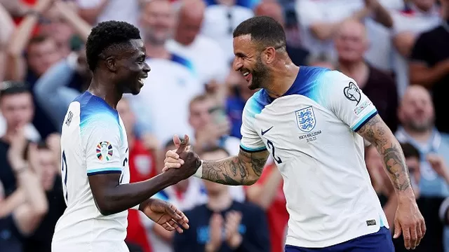 Inglaterra aplastó 7-0 a Macedonia del Norte por las Eliminatorias a la Euro 2024