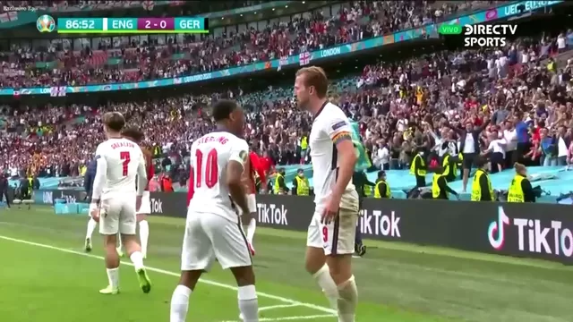 Inglaterra vs. Alemania: Harry Kane coloca el 2-0 para los ingleses en Wembley