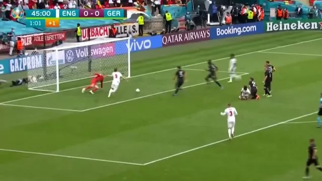 Inglaterra vs. Alemania: Harry Kane falló increíble ocasión de gol